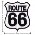 Route-66 Symbol Style-1 Embroidered Iron On Patch