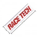 Race Tech Style-1 Embroidered Iron On Patch