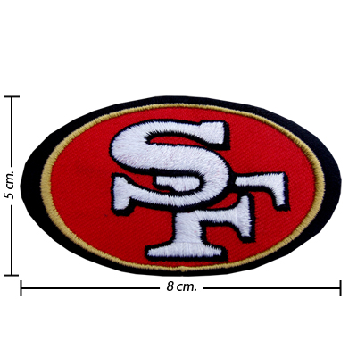 San Francisco 49ers Helmet Logo Iron On Patch on eBid United