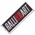 Mitsubishi Ralliart Racing Style-1 Embroidered Iron On Patch