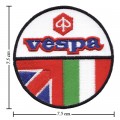 Vespa Scooter Style-5 Embroidered Iron On Patch